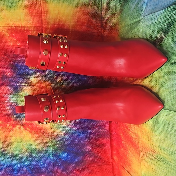 MICHAEL KORS LEATHER AMAL ANKLE BOOTIE SZ. 8.5 M - Picture 4 of 16